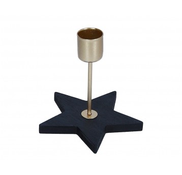 Świecznik metalowy śr 9cm /10cm