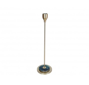 Świecznik ozdobny złoty 36cm