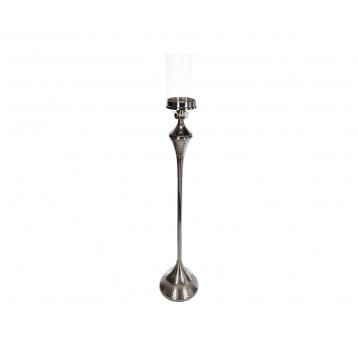 Świecznik złoty do dekoracji + szkło śr 18cm/97cm