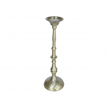 Świecznik zloty do kompozycji r 14cm/47cm