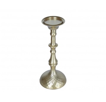 Świecznik złoty do kompozycji śr 14cm/35cm