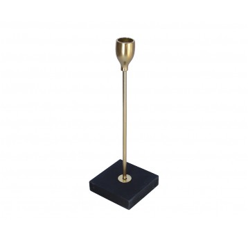 Świecznik złoty ozdobny 25cm