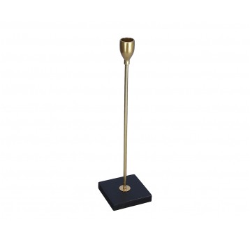 Świecznik złoty ozdobny 33cm