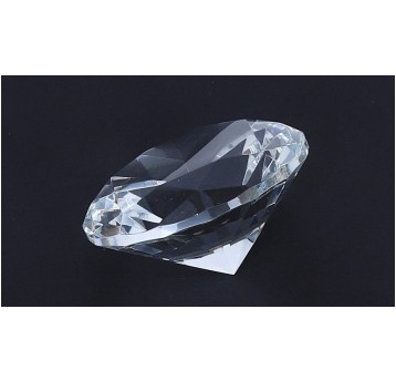 Szklany kryształ do dekoracji 8cm/5cm