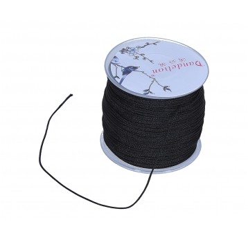 Sznurek czarny do kompozycji 100M/0,8