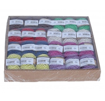 Sznurek jutowy 10m d2mm mix 1op=24 szt.