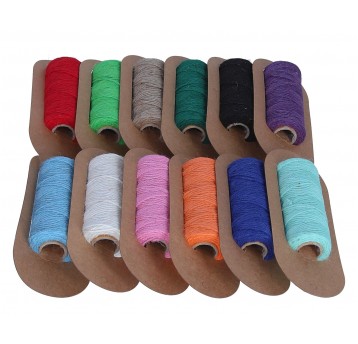 Sznurek jutowy mix 50m d 2mm 1op=12 szt.