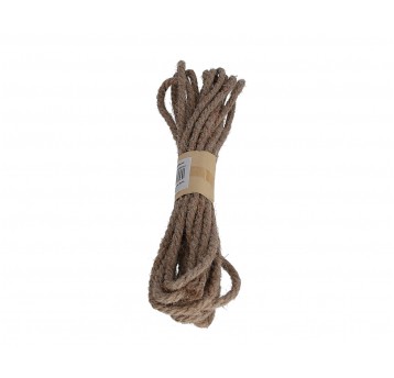 Sznurek lniany naturalny 5m/ 4mm op=12szt