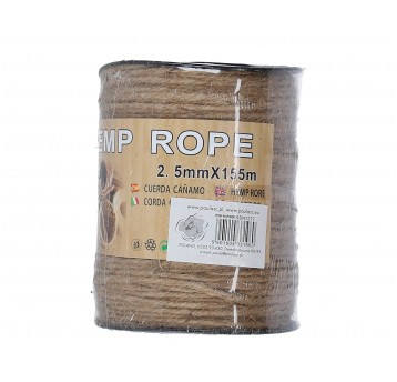 Sznurek ozdobny naturalny 2,5mm / 155m