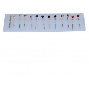 Szpilki dekoracyjne op.12szt 0,8cmx5cm