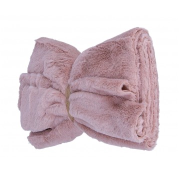 Sztuczne futerko b róz 160cm x 35cm