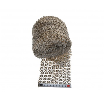 Taśma dżetowa w kwiatki złota 10yard