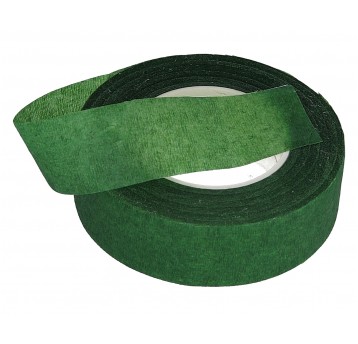 Taśma florystyczna zielona 2,5 cm/ 30 yard