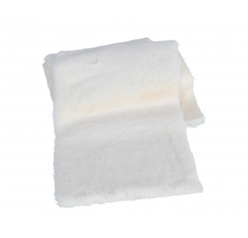 Taśma futrzana kremowa szer.16cm, dł 1 m