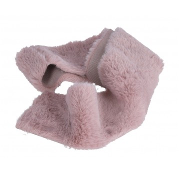 Taśma futrzana różowa szer.8cm, dł 1 m