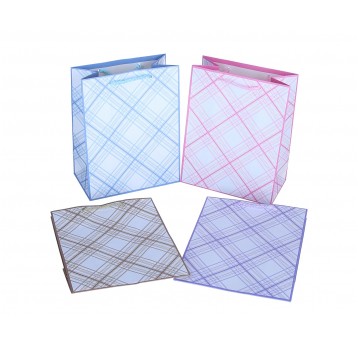 Torebka papierowa mix 4 kol.23cm/18cm/10cm