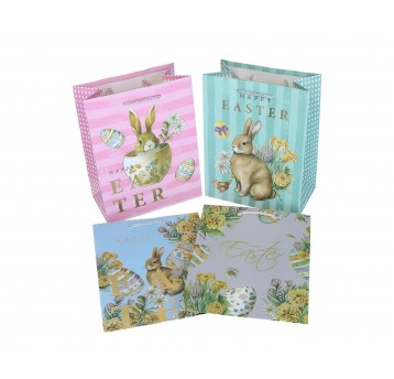 Torebka papierowa mix kol.23cm/18cm/10cm