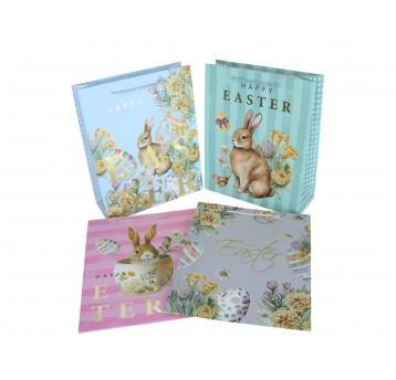 Torebka papierowa mix kol. 32cm/26cm/10cm