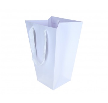 Torebki papierowe białe 1 op=12 szt.h 33cm d 22cm