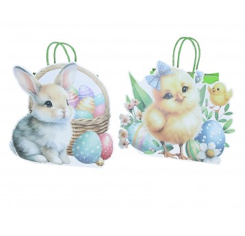 Torebki papierowe mix kol 26cm/20cm/8cm