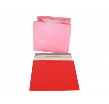 Torebki papierowe mix kol. 31cm/37cm/26cm