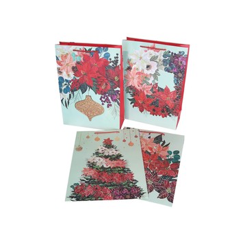 Torebki papierowe mix kol 42cm/31cm/12cm