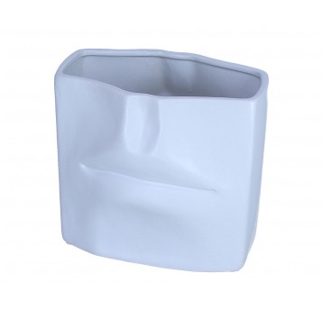 Wazon biały 18cm/18cm/10cm