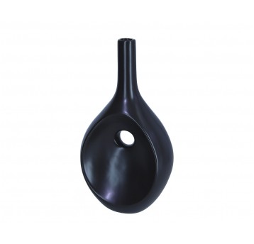 Wazon czarny do dekoracji 28cm/15cm/9cm