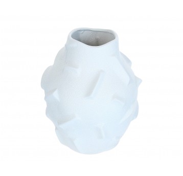 Wazon kremowy ozdobny śr 13cm/34cm