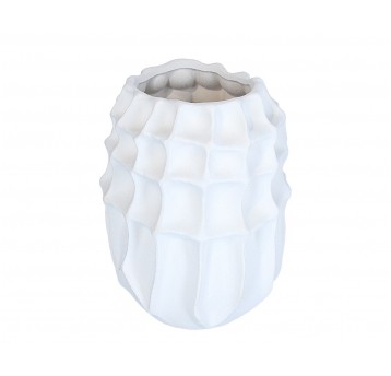 Wazon kremowy ozdobny śr 17cm/31cm