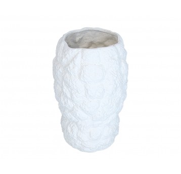 Wazon kremowy ozdobny śr 17cm/32cm