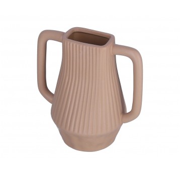 Wazon ozdobny beżowy śr 11cm/17cm