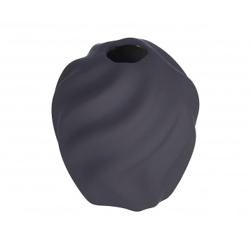 Wazon ozdobny brązowy śr 12cm/14cm