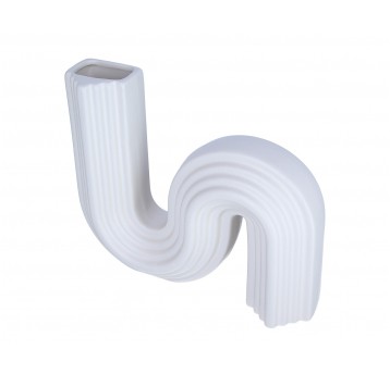 Wazon ozdobny kremowy 29cm/25cm/7cm