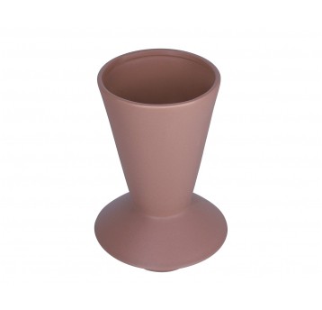 Wazon ozdobny róźowy śr 12cm/19cm