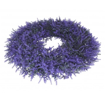 Wianek ozdobny z lawendy śr 50cm