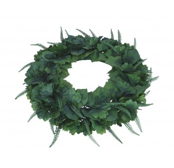 Wianek ozdobny zielony śr 45cm