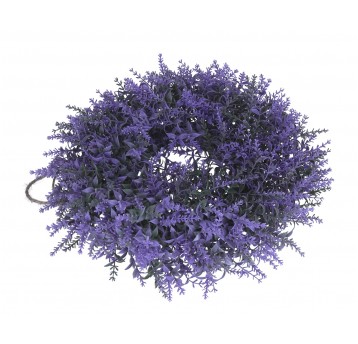 Wianek z lawendy do dekoracji śr 35cm