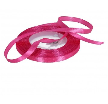 Wstązka atlasowa amarantowa 6mm/25y