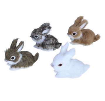 Zajączek do dekoracji mix kol.8cm/9cm