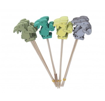 Zajączek na piku mix 4 kol 31cm cena za opakow.