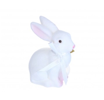 Zajączek wielkanocnt biały 15cm