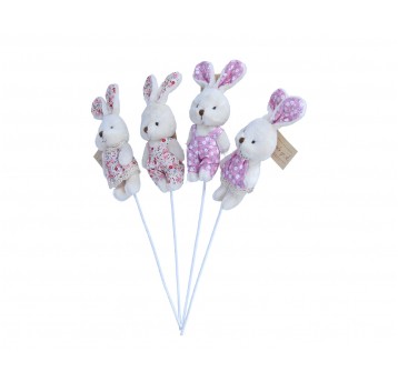 Zajączek wielkanocny do kompozycji na piku 28cm