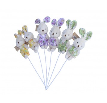 Zajączek wielkanocny na piku 30cm
