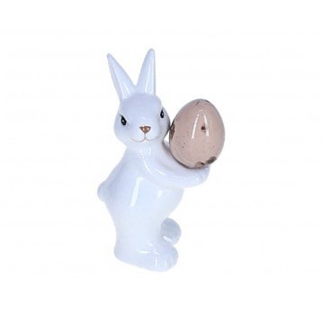 Zajączek wielkanocny z jajkiem 11,5cm
