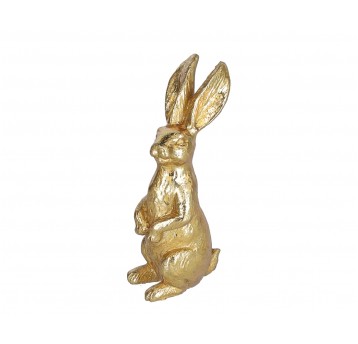 Zajączek wielkanocny złoty 12cm