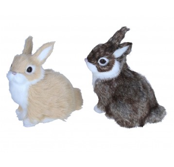 Zajączki do dekoracji mix kol. 13cm/12cm