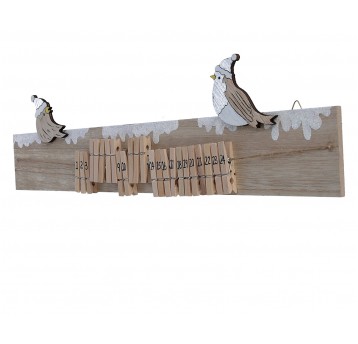 Zawieszka ozdobna ze spinaczmi 48cm/12cm
