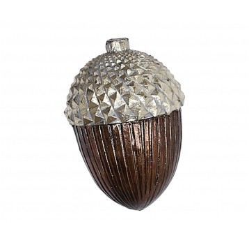 Żołądź brązowo-złoty do kompozycji śr 10cm/13cm