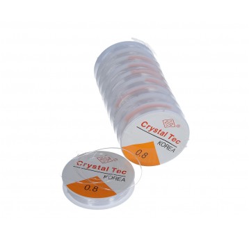 Żyłka na rolce 0,8mm 6m op=10szt